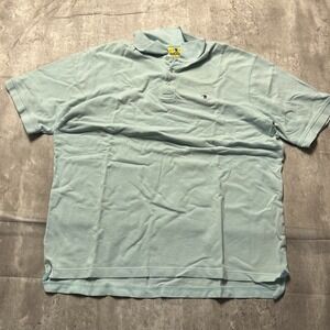 Duck Head Men's Size XL Golf Polo Green Short Sleeve Casual Cotton Shirt